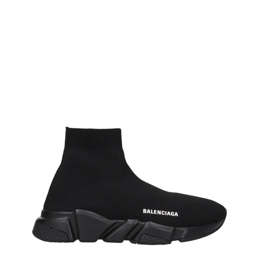Balenciaga Sneakers Men Fabric  Black/Black