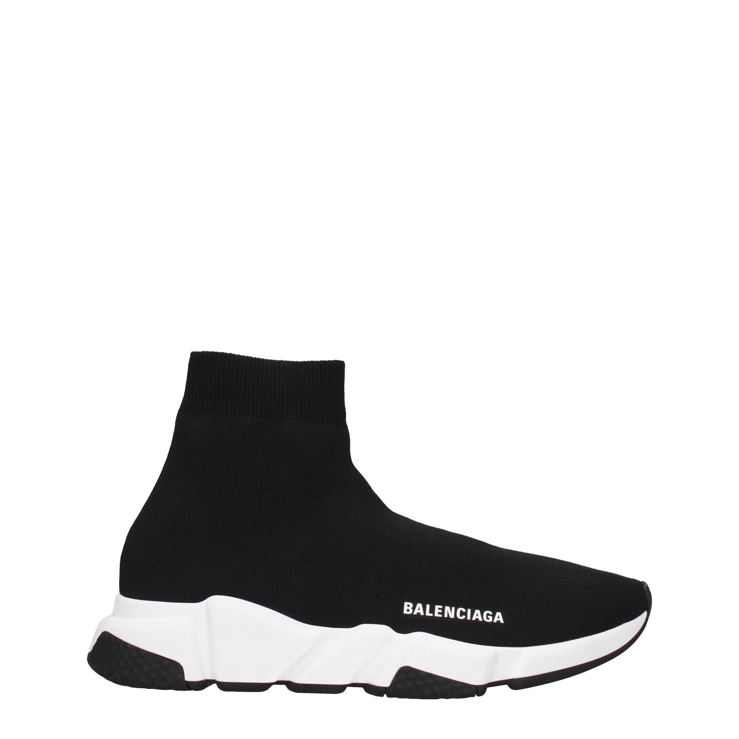 Balenciaga Men's Sneakers in Fabric  Black/White