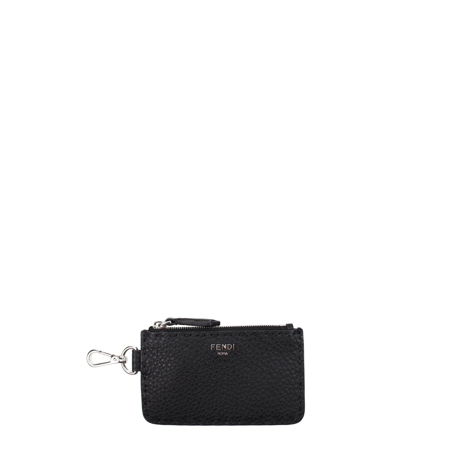 Fendi Coin Purses Men Leather Black