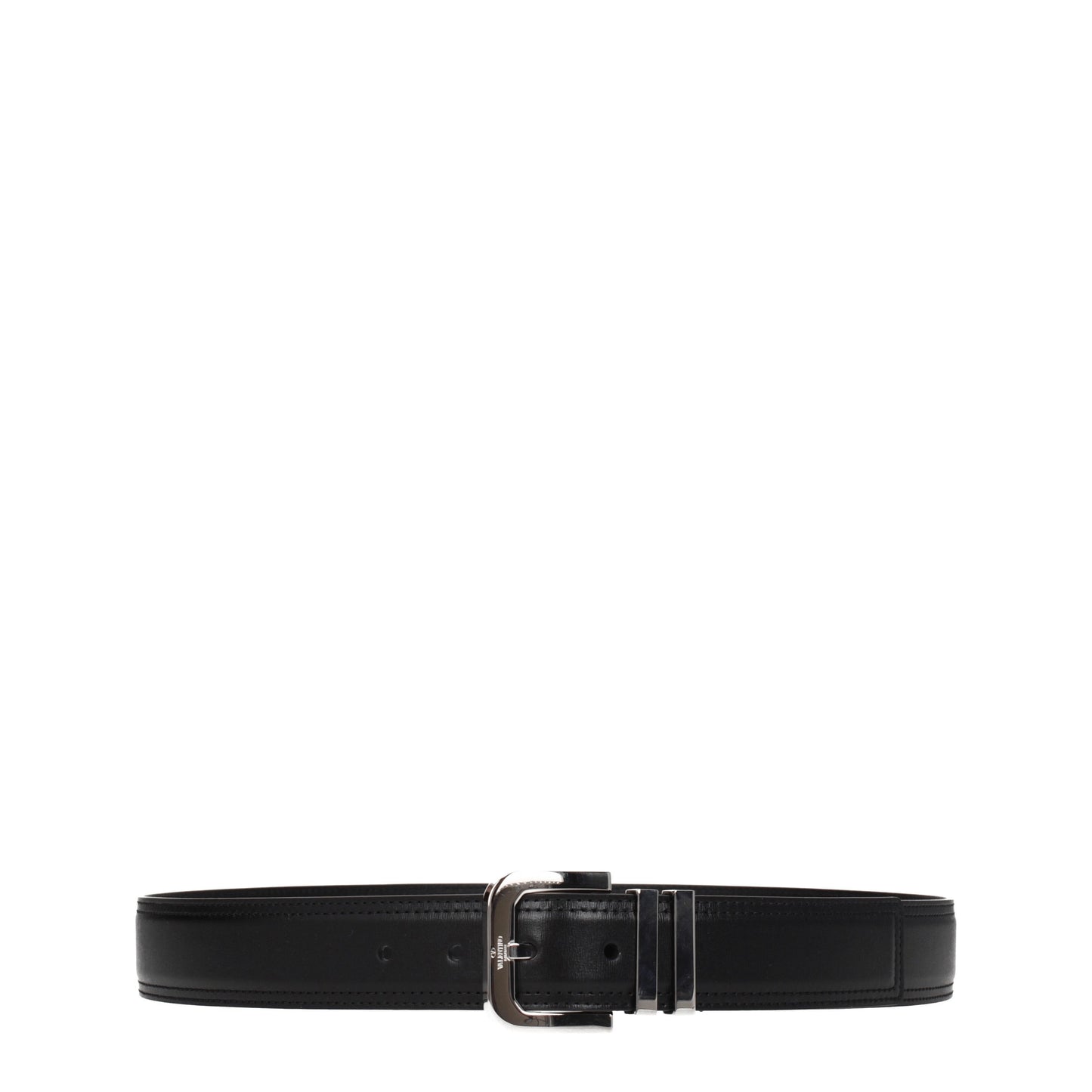 Valentino Garavani Belts Men Leather Black