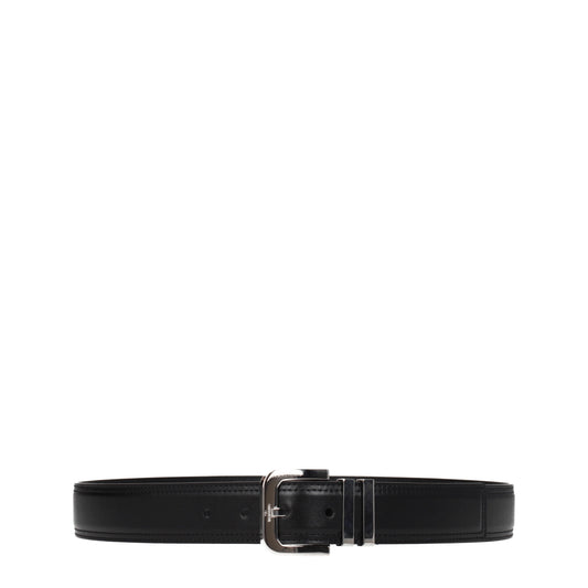 Valentino Garavani Belts Men Leather Black