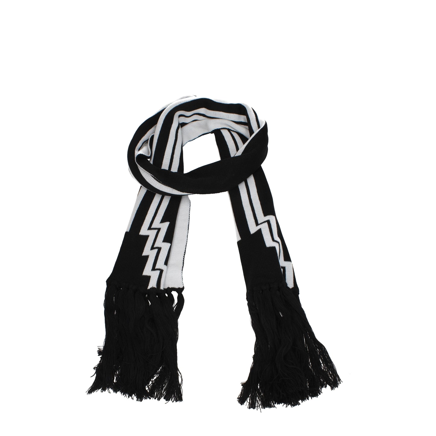 Marcelo Burlon Scarves Men Acrylic Black/White