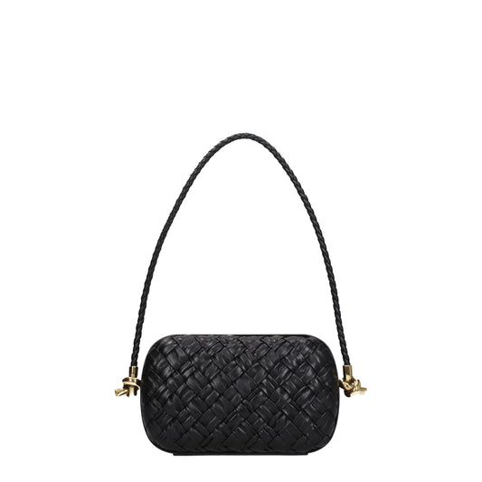 Bottega Veneta Shoulder Bags Women Leather Black