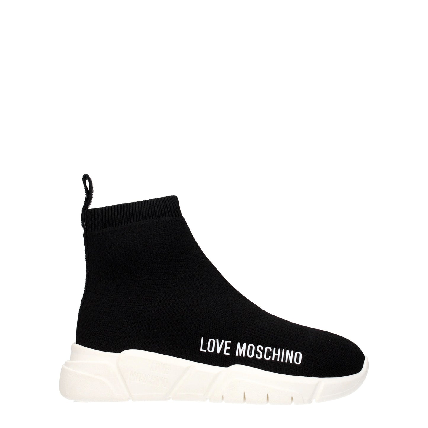 Love Moschino Women's Sneakers in Fabric  Black