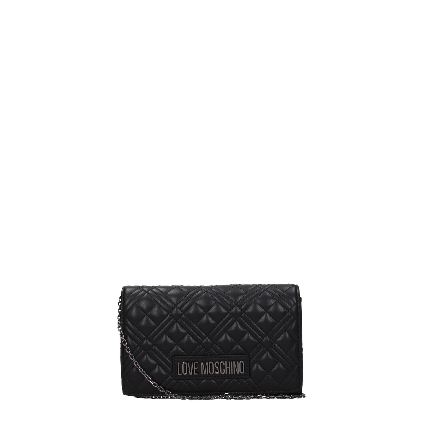 Love Moschino Clutches Women Polyurethane Black