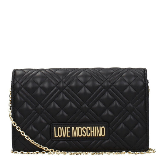 Love Moschino Clutches Women Polyurethane Black