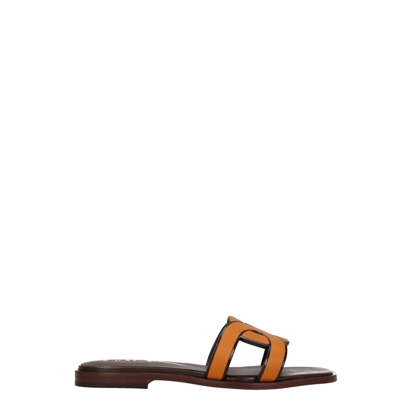 Tod's Women's Sandals & Slippers in Leather Orange/Dark Orange