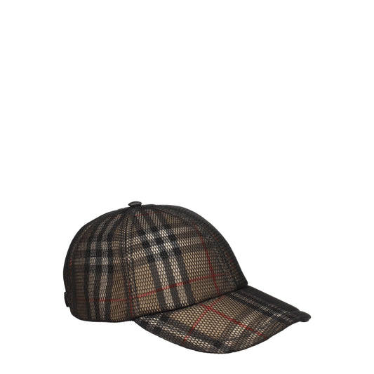 Burberry Hats Men Polyester Beige/Black