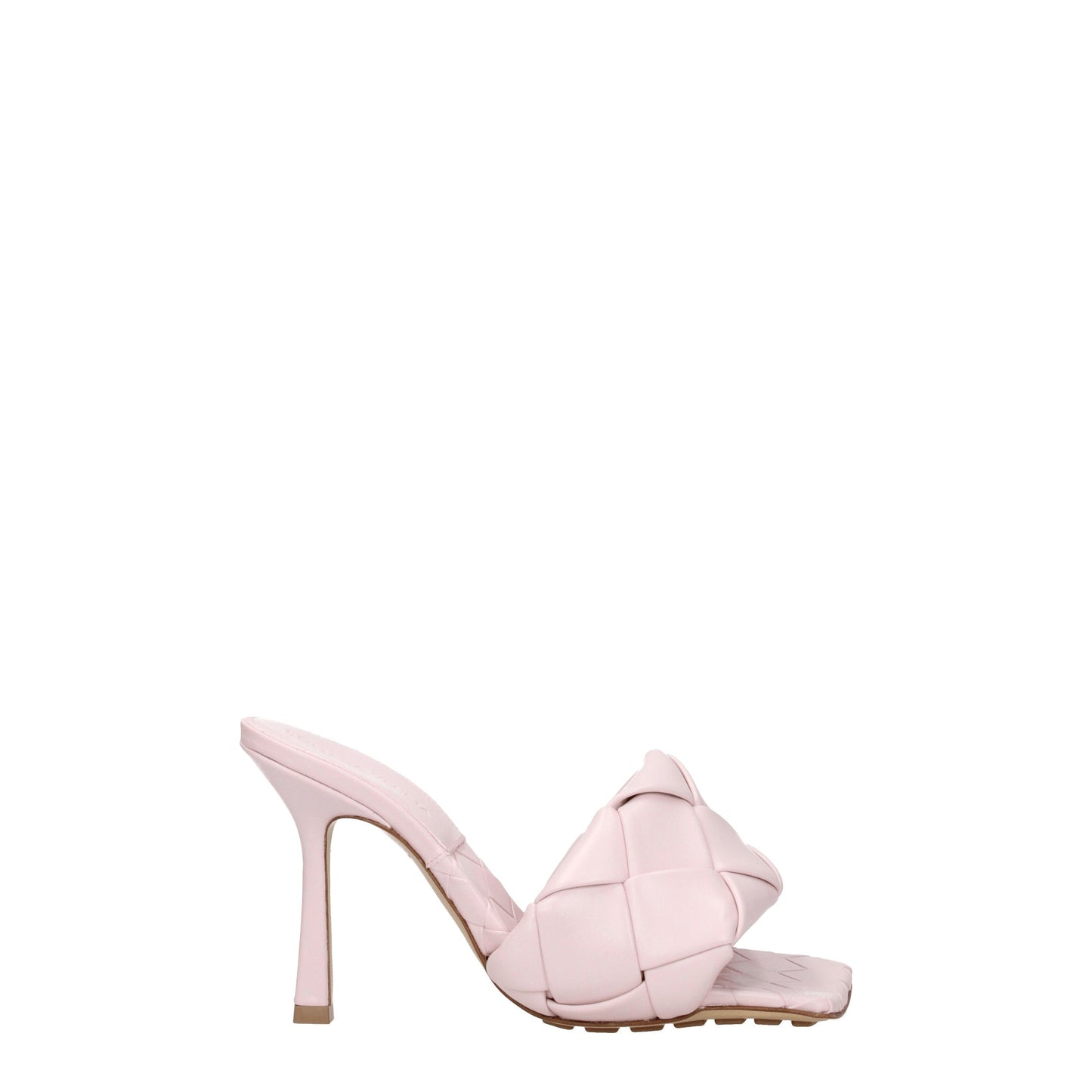 Bottega Veneta Women's Sandals in Leather Pink/Cameo