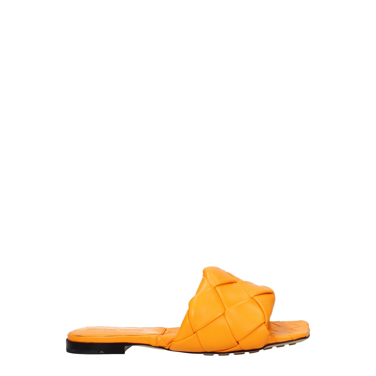 Bottega Veneta Women's Sandals & Slippers in Leather Orange/Mandarin