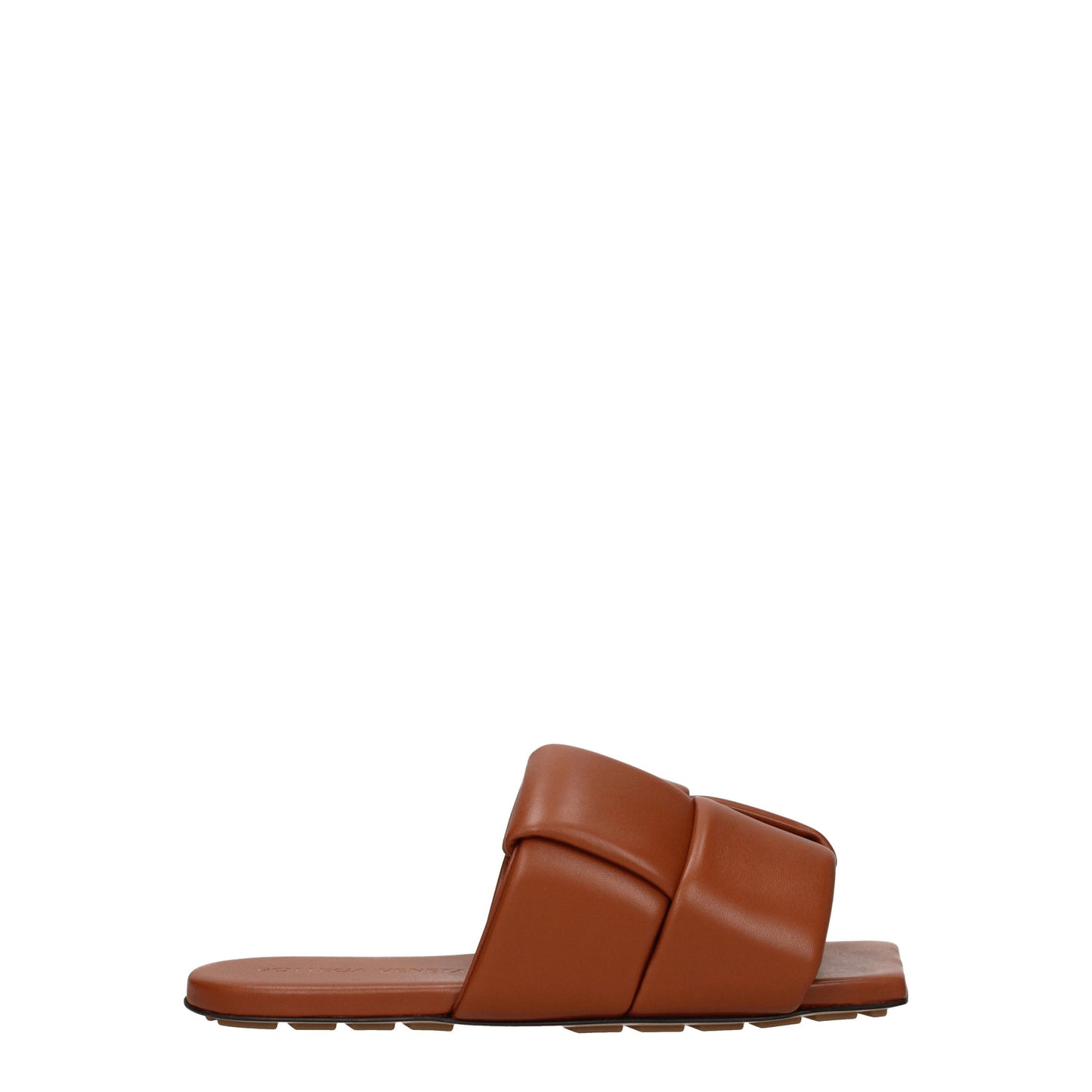 Bottega Veneta Women's Sandals & Slippers in Leather Brown/Caramel