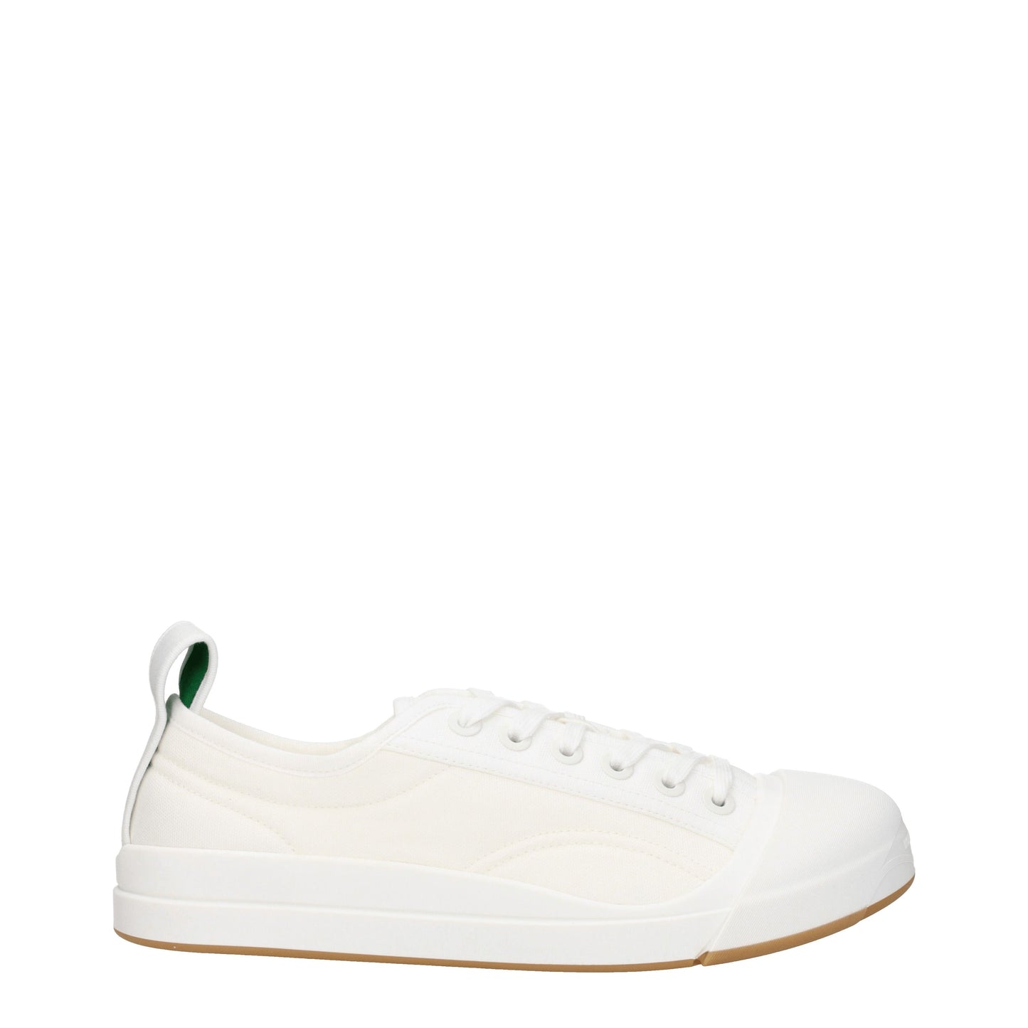 Bottega Veneta Men's Sneakers in Fabric  White/Optic White