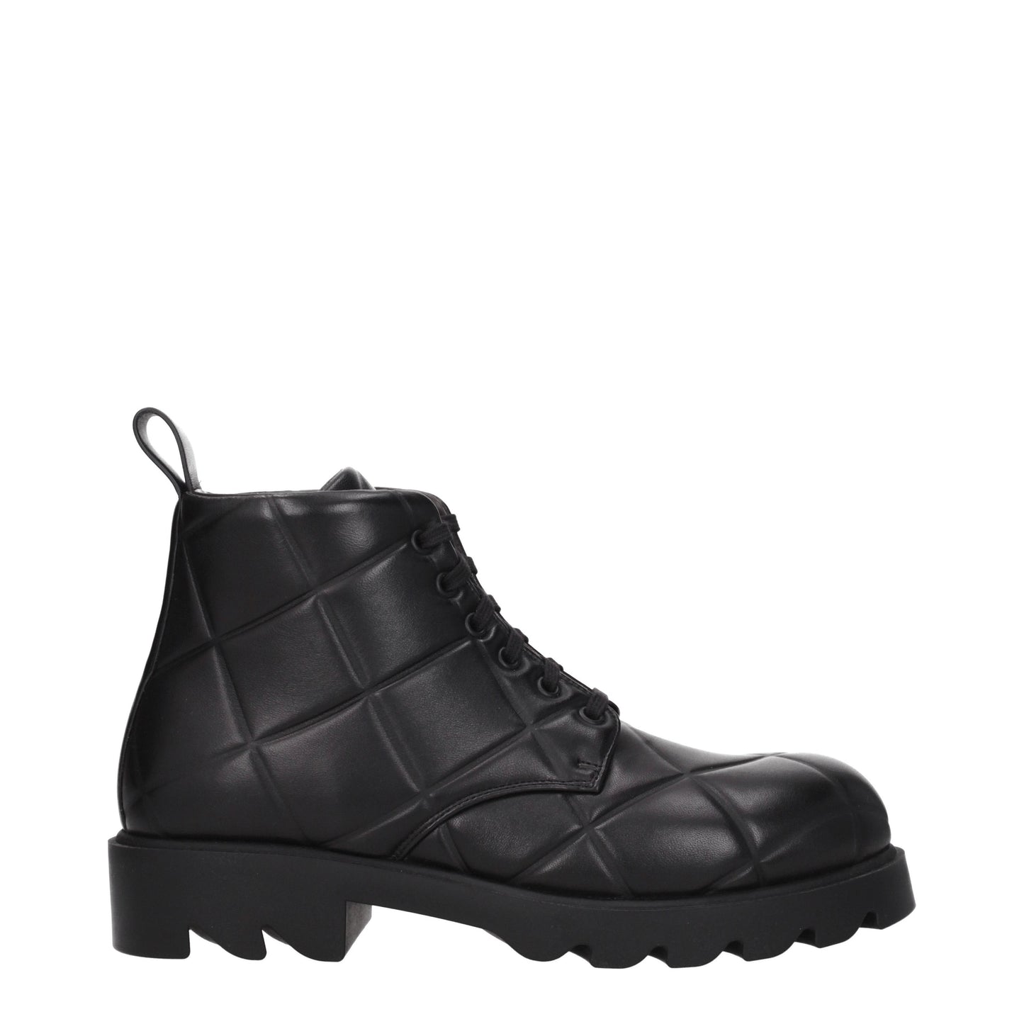 Bottega Veneta Men's Boots in Leather Black