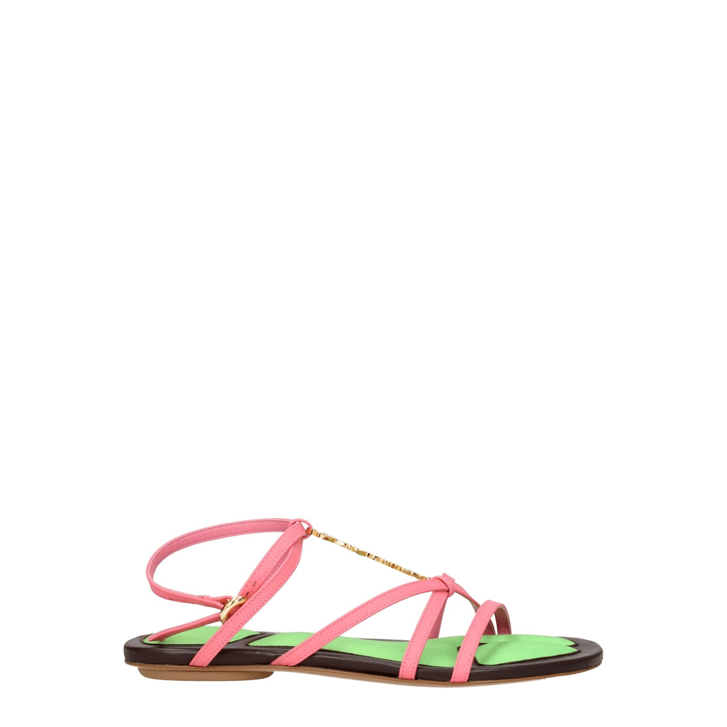 Jacquemus Women's Sandals in Leather Pink