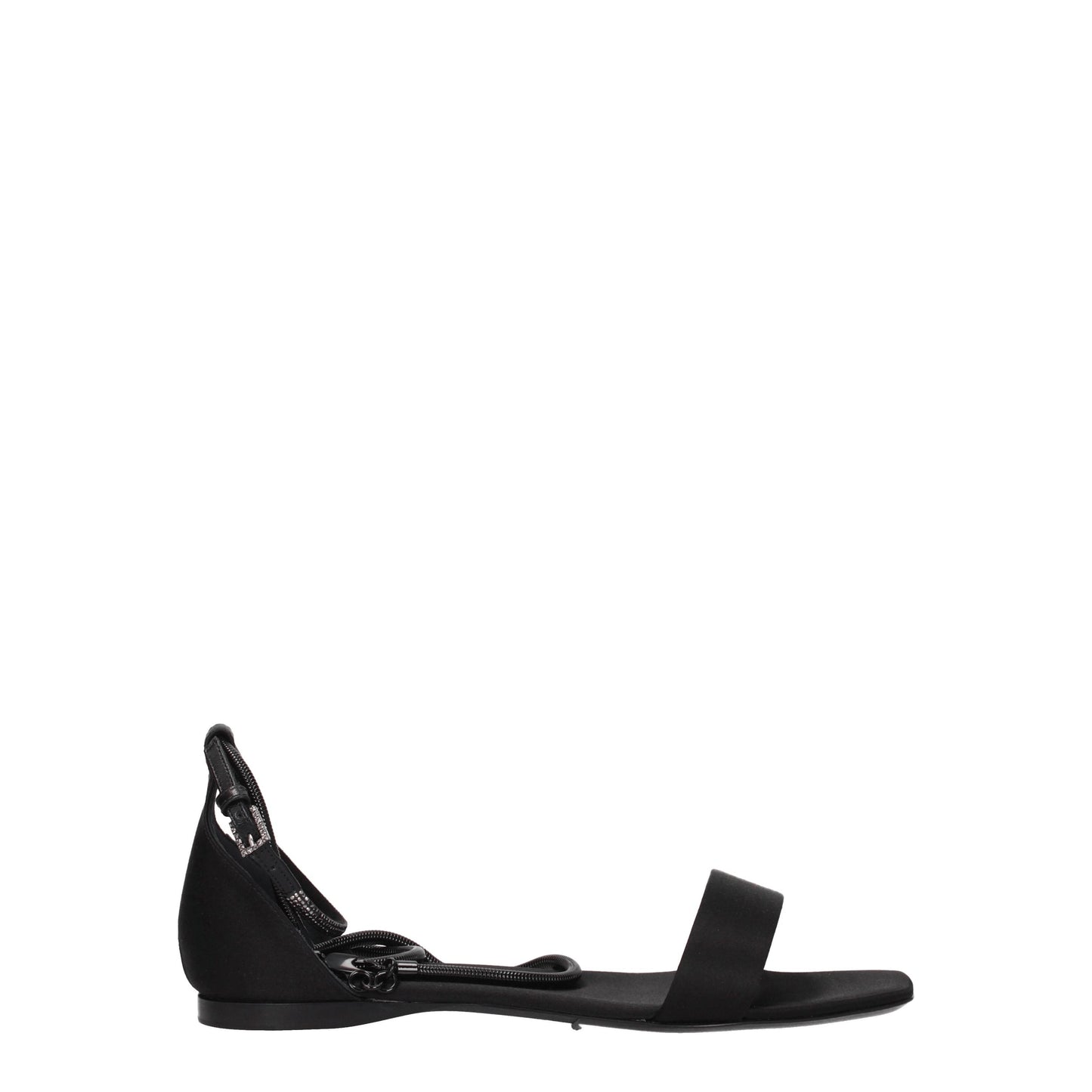 Max Mara Women's Sandals in Satin Black