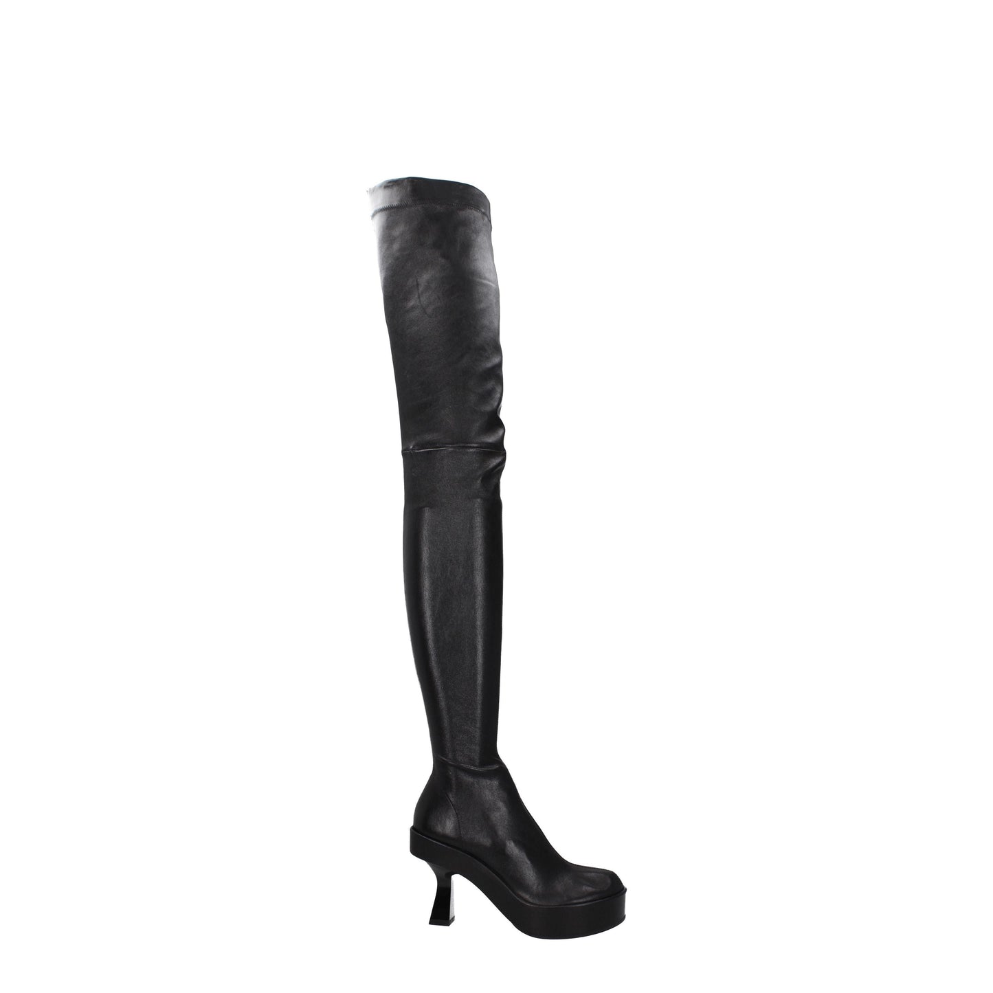 Versace Women's Boots in Leather Black