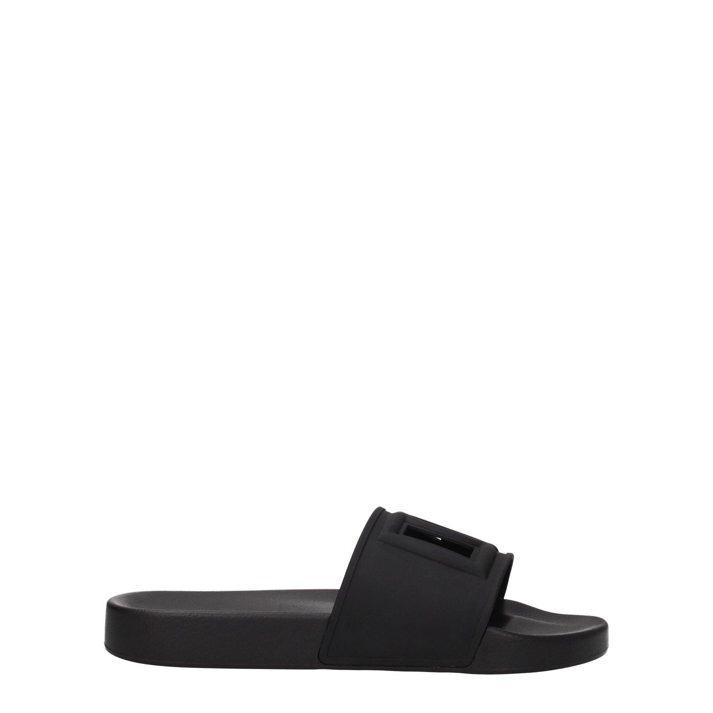 Dolce&Gabbana Sandals & Slippers Men Rubber Black