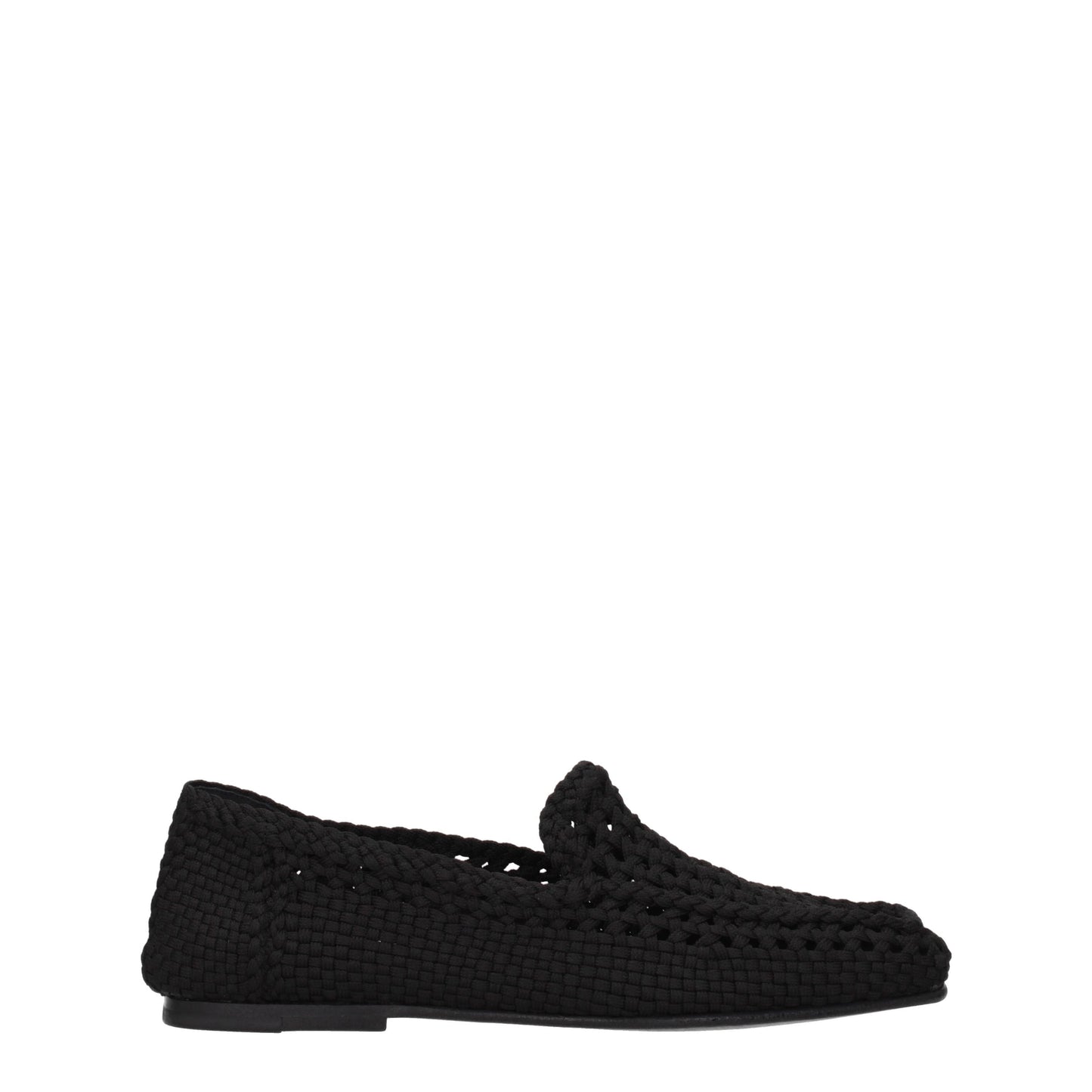 Dolce&Gabbana Men's Loafers in Fabric  Black