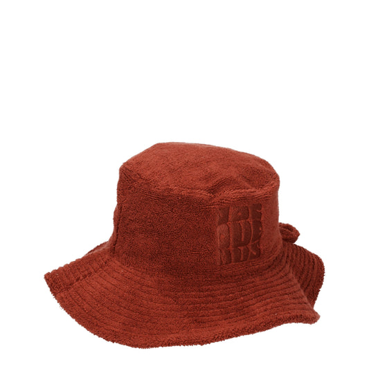 Jacquemus Hats Men Cotton Brown/Terracotta