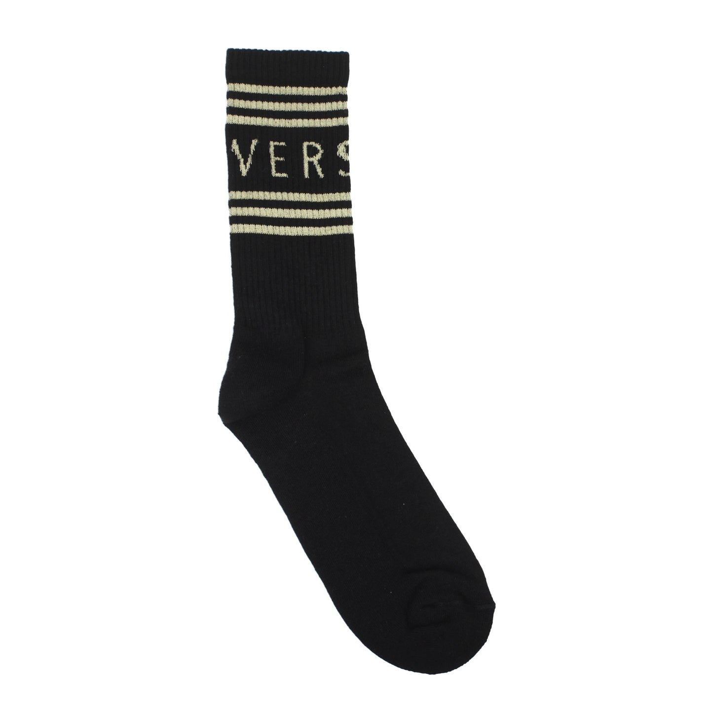 Versace Socks Men Cotton Black/Gold