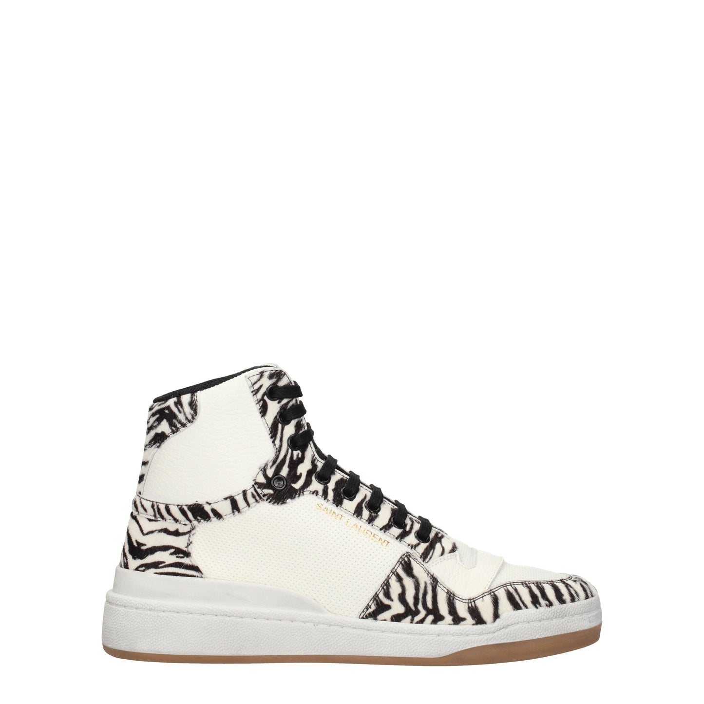 Saint Laurent Men's Sneakers in Leather White