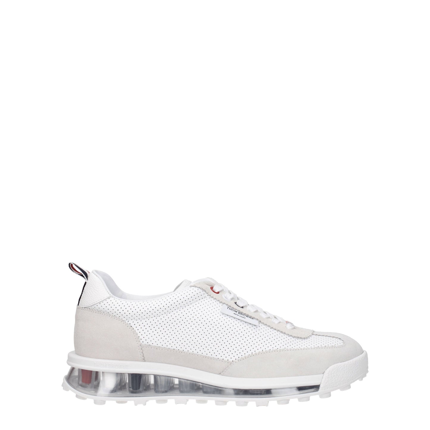 Thom Browne Women's Sneakers in Leather White/Light Grey