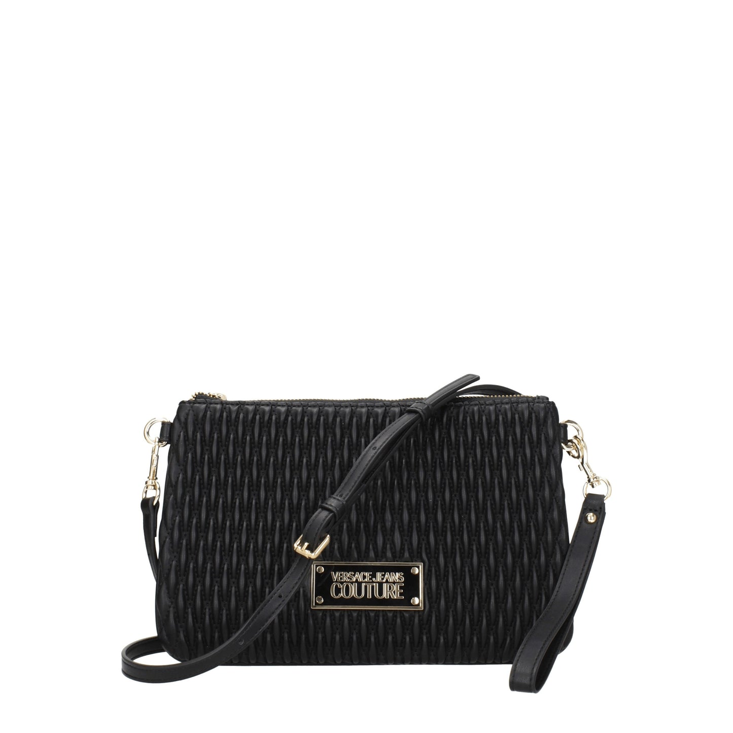 Versace Jeans Clutches Women Polyurethane Black