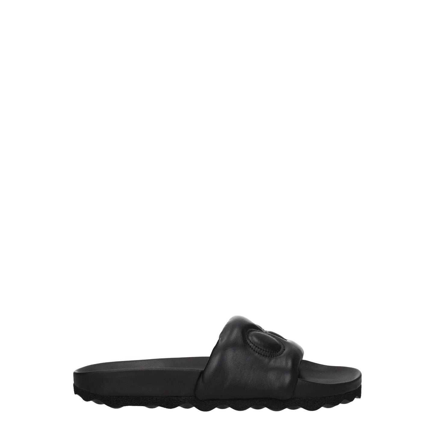 Off-White Sandals & Slippers Men Leather Black