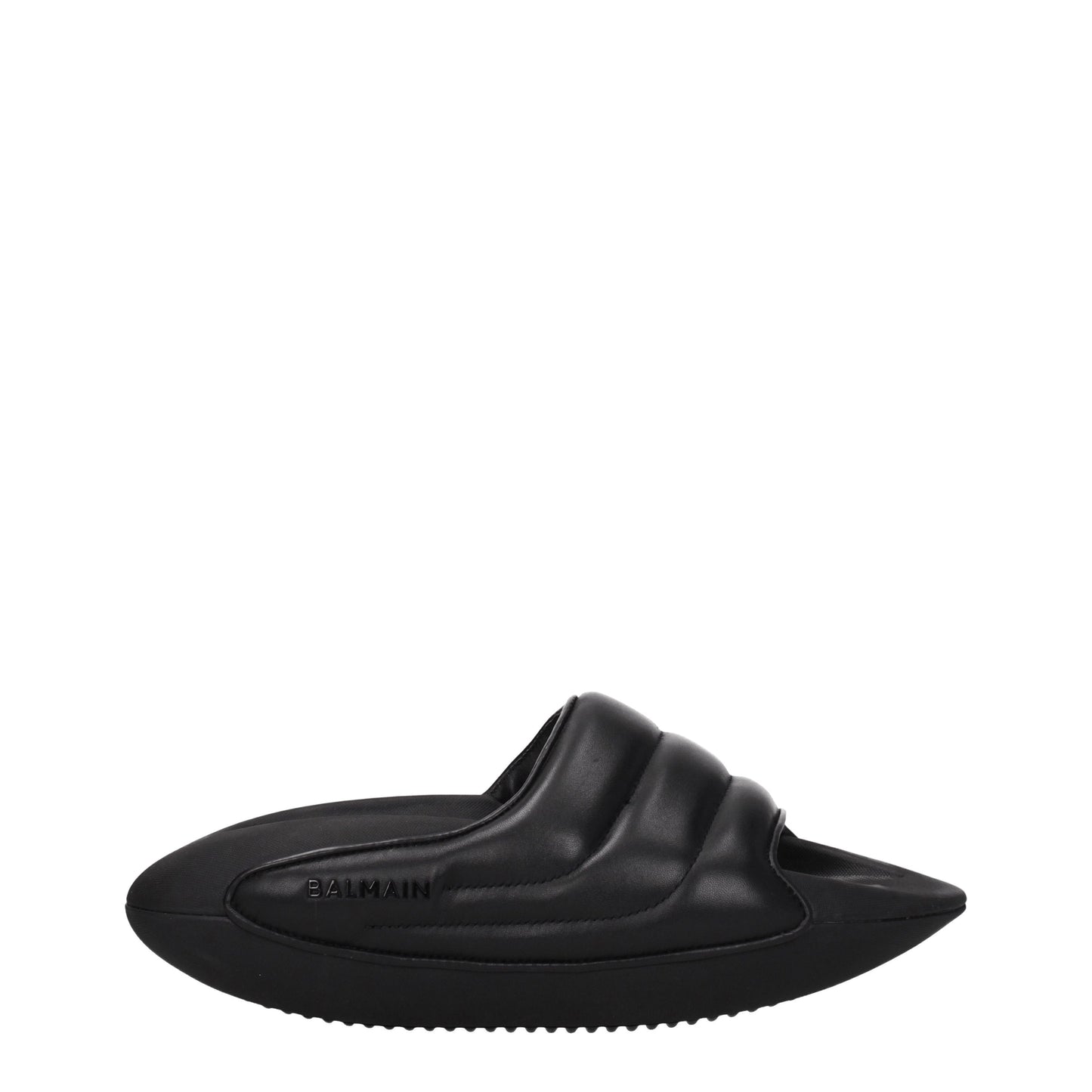 Balmain Sandals & Slippers Men Leather Black