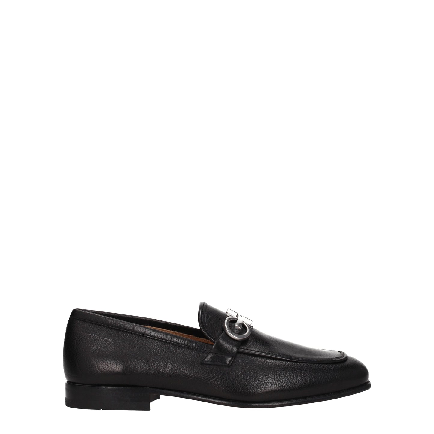 Salvatore Ferragamo Men's Loafers in Leather Black