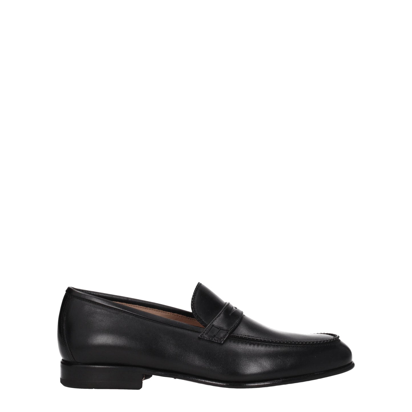 Salvatore Ferragamo Men's Loafers in Leather Black