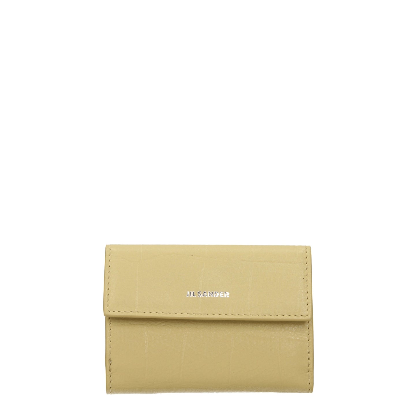 Jil Sander Wallets Women Leather Yellow/Lemon