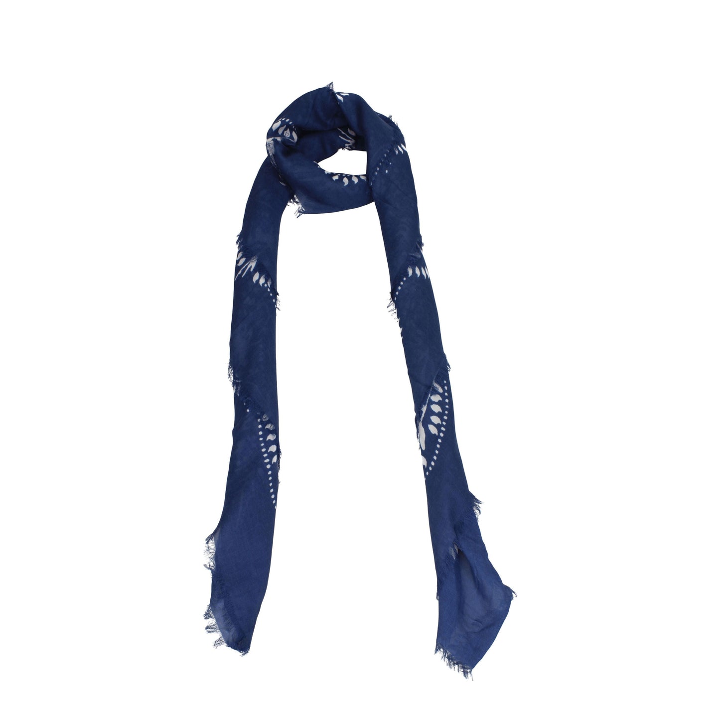 Givenchy Scarves Men Cashmere Blue/White