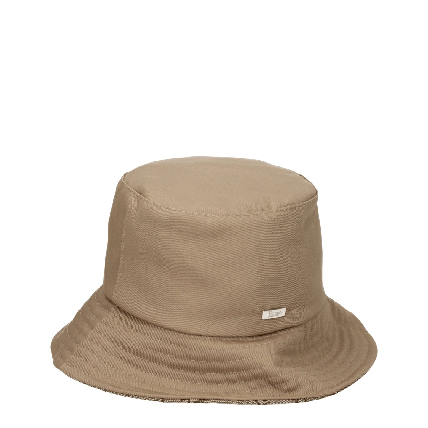 Herno Hats Men Cotton Beige/Sand