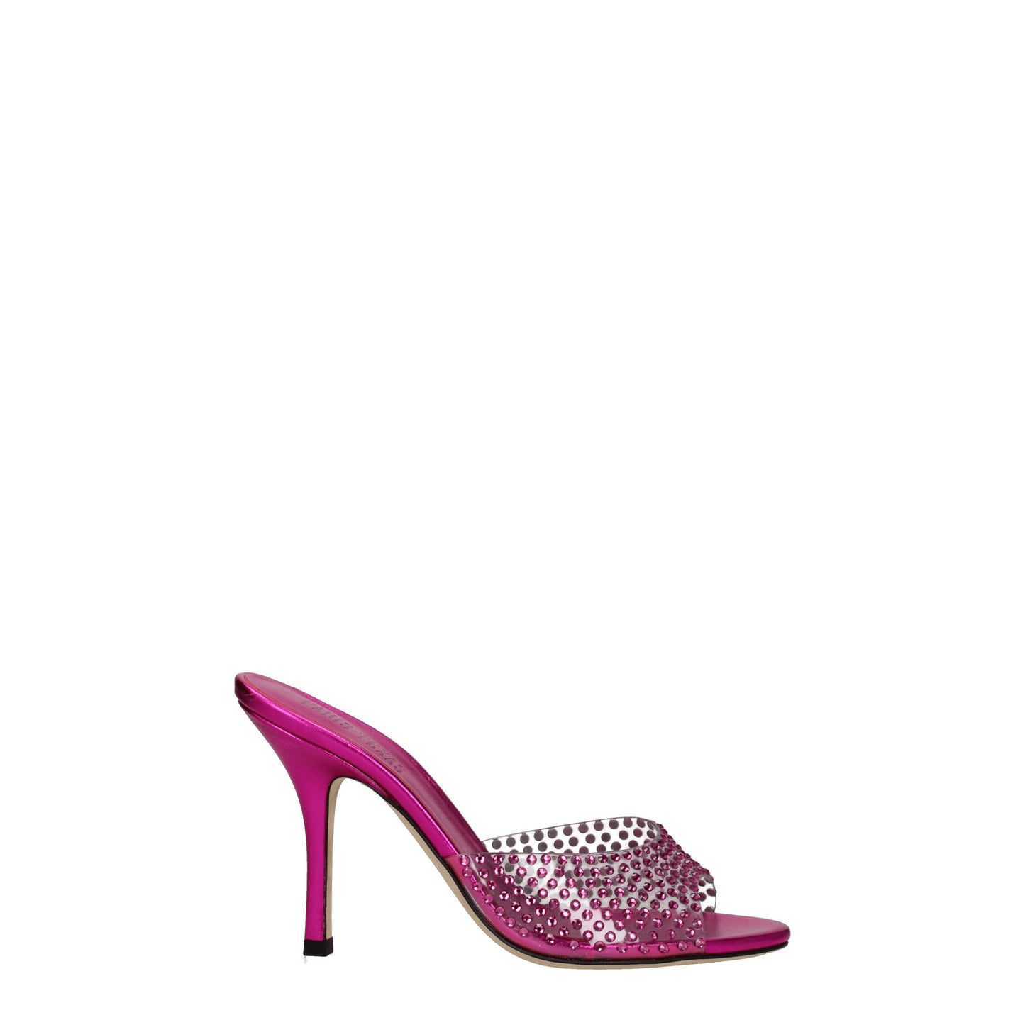 Paris Texas Women's Sandals in PVC Transparent/Fuchsia