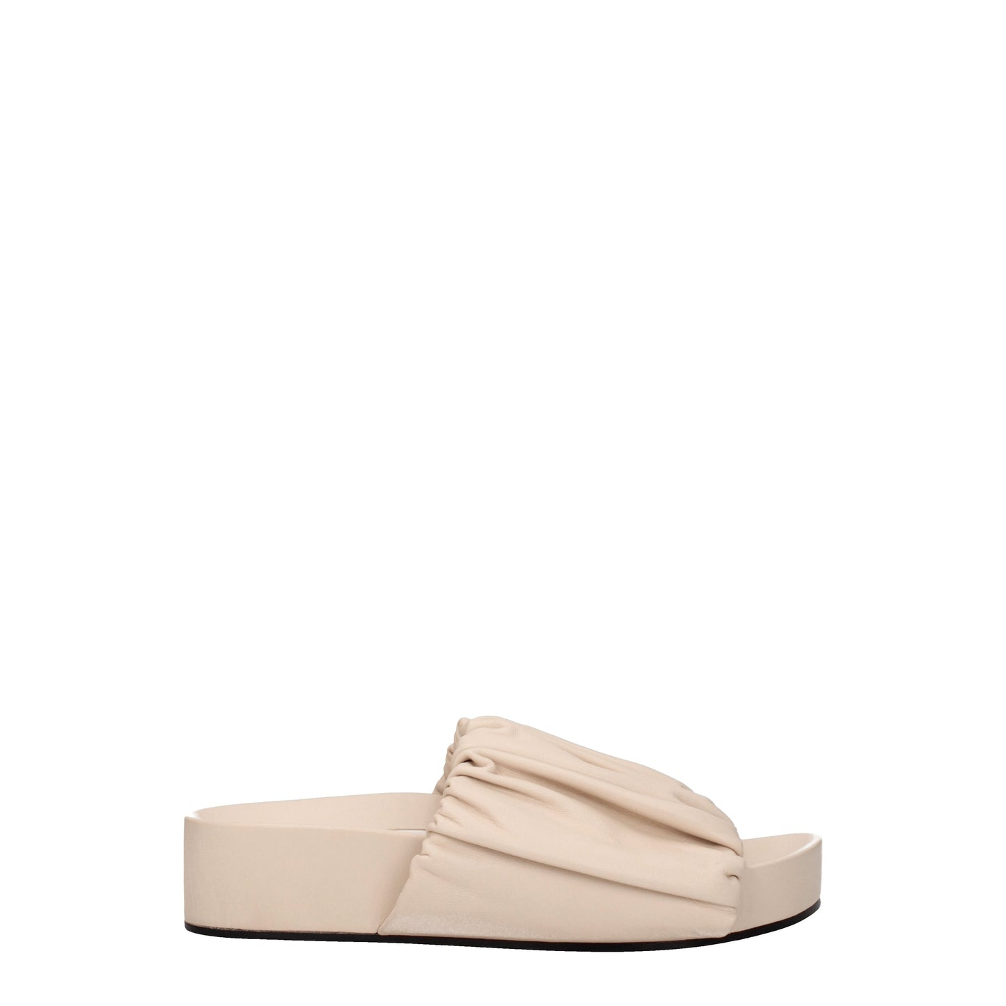 Jil Sander Women's Sandals & Slippers in Leather Pink/Powder Pink