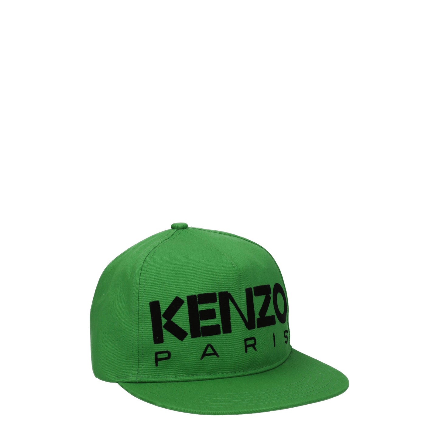 Kenzo Hats Men Cotton Green/Black