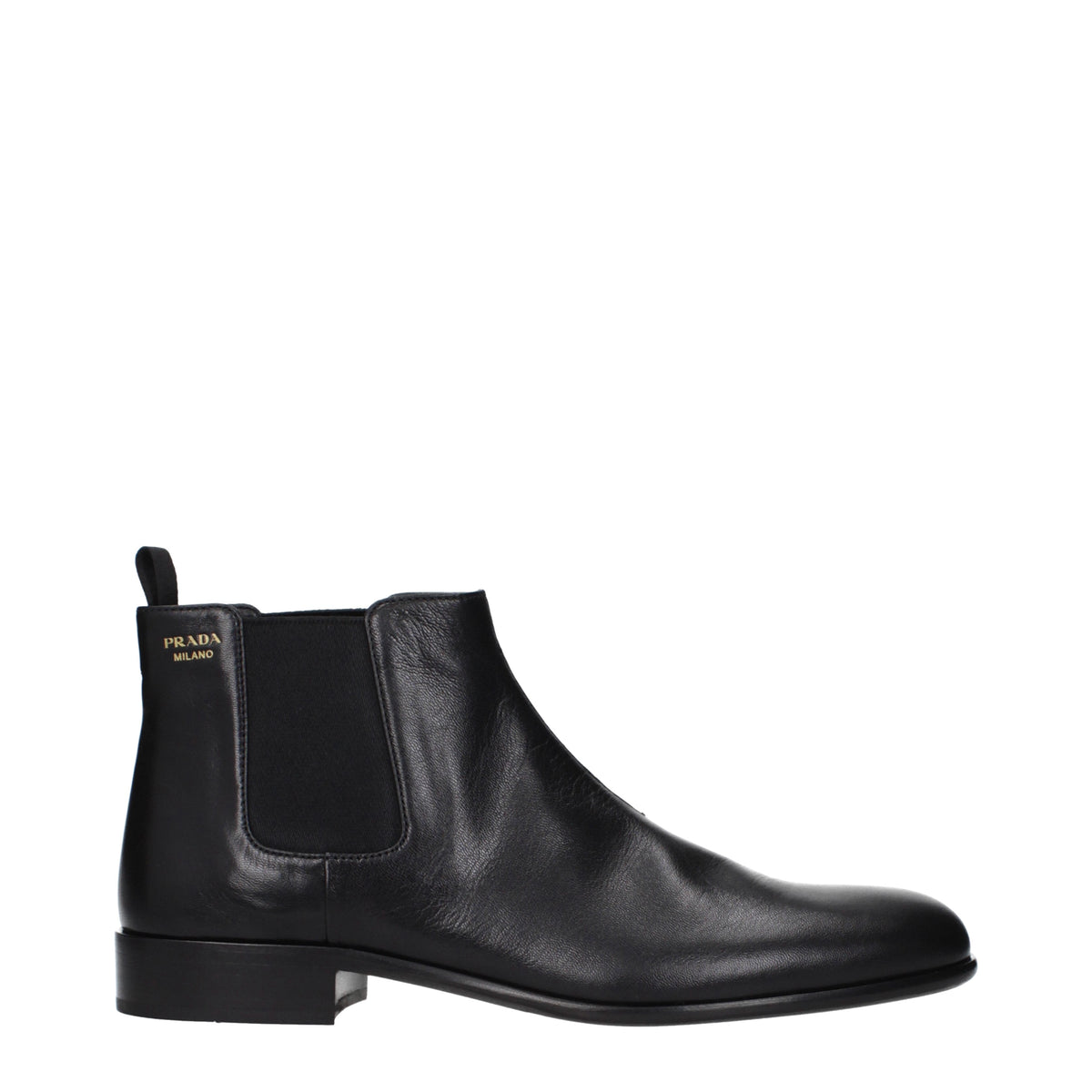 Prada Ankle Boots Women Leather Black