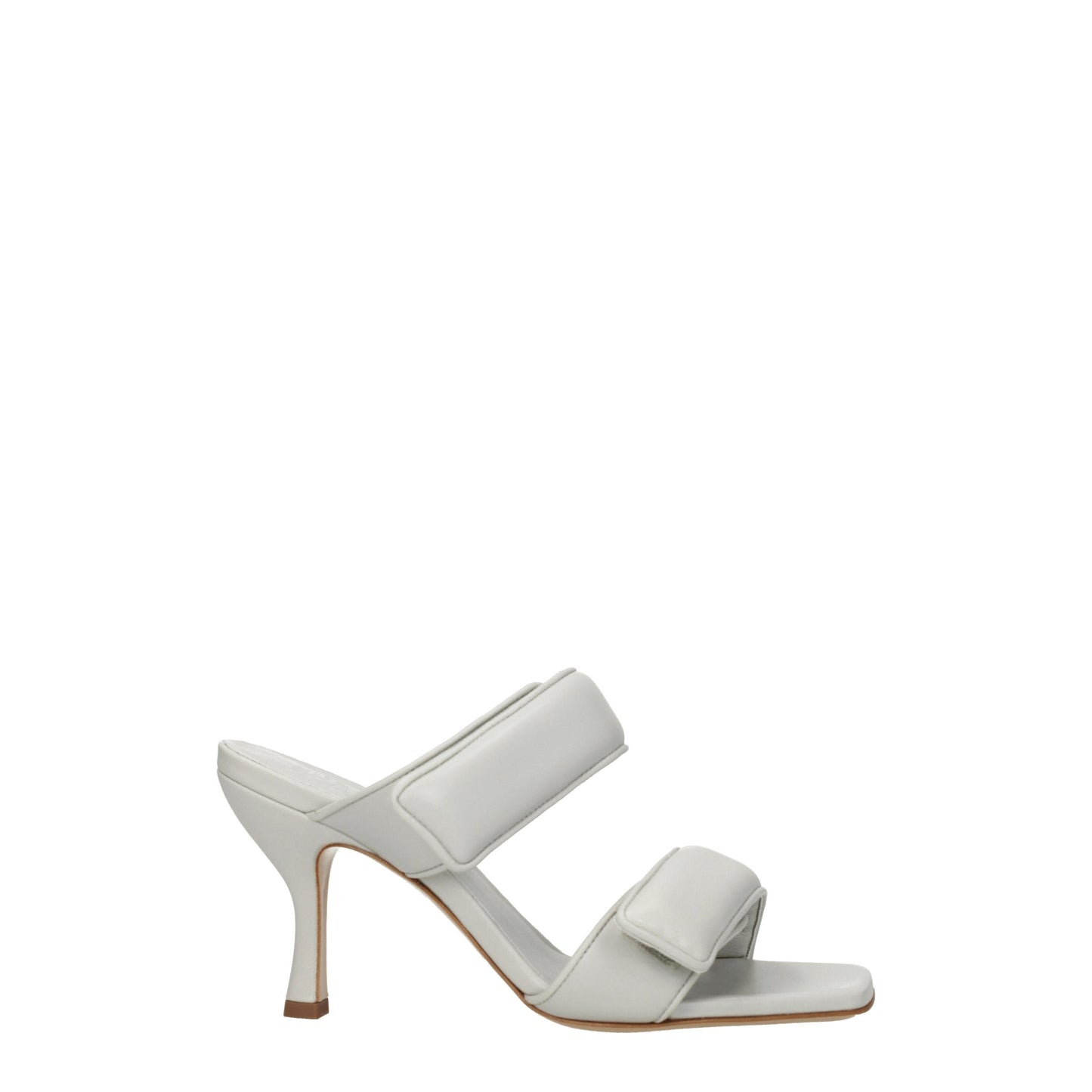 Gia Borghini Women's Sandals in Leather Gray/Stone