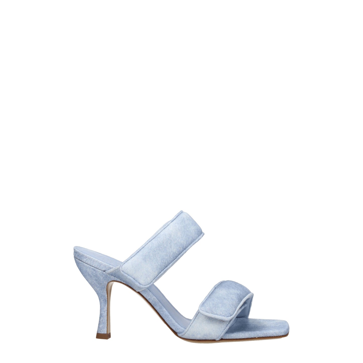 Gia Borghini Women's Sandals in Fabric  Blue/Denim