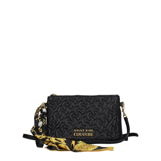 Versace Jeans Clutches Women Polyurethane Black