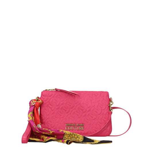 Versace Jeans Clutches Women Polyurethane Fuchsia