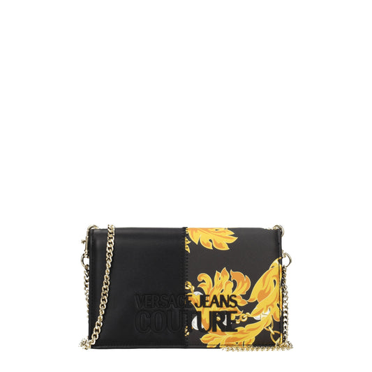 Versace Jeans Clutches Women Polyurethane Black