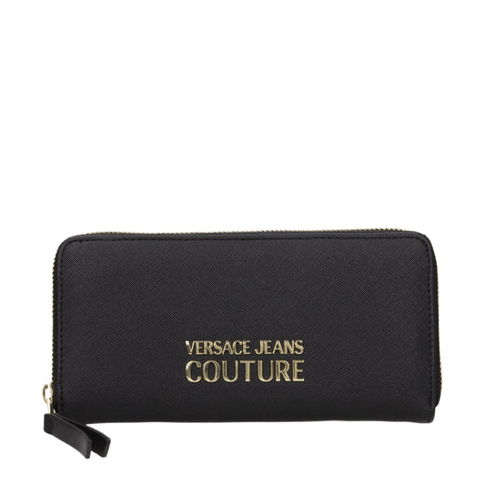 Versace Jeans Wallets Women Polyurethane Black