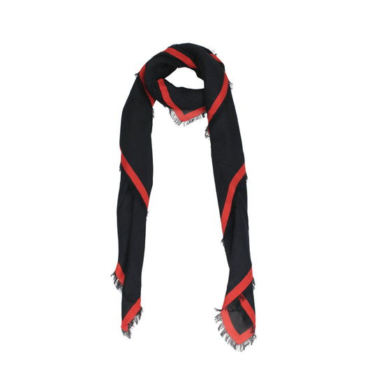 Givenchy Foulards Men Cashmere Black/Red