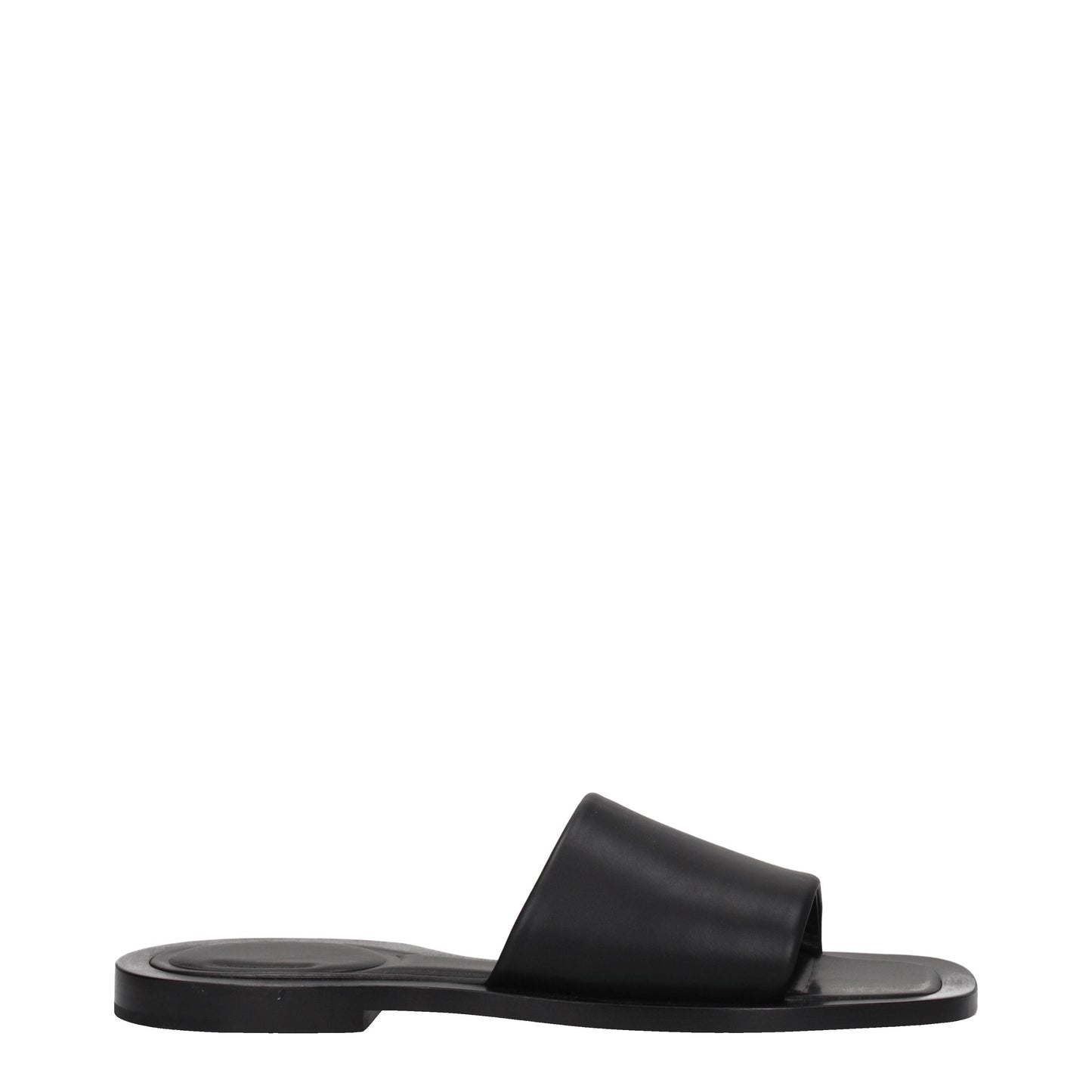 Balenciaga Sandals & Slippers Men Leather Black