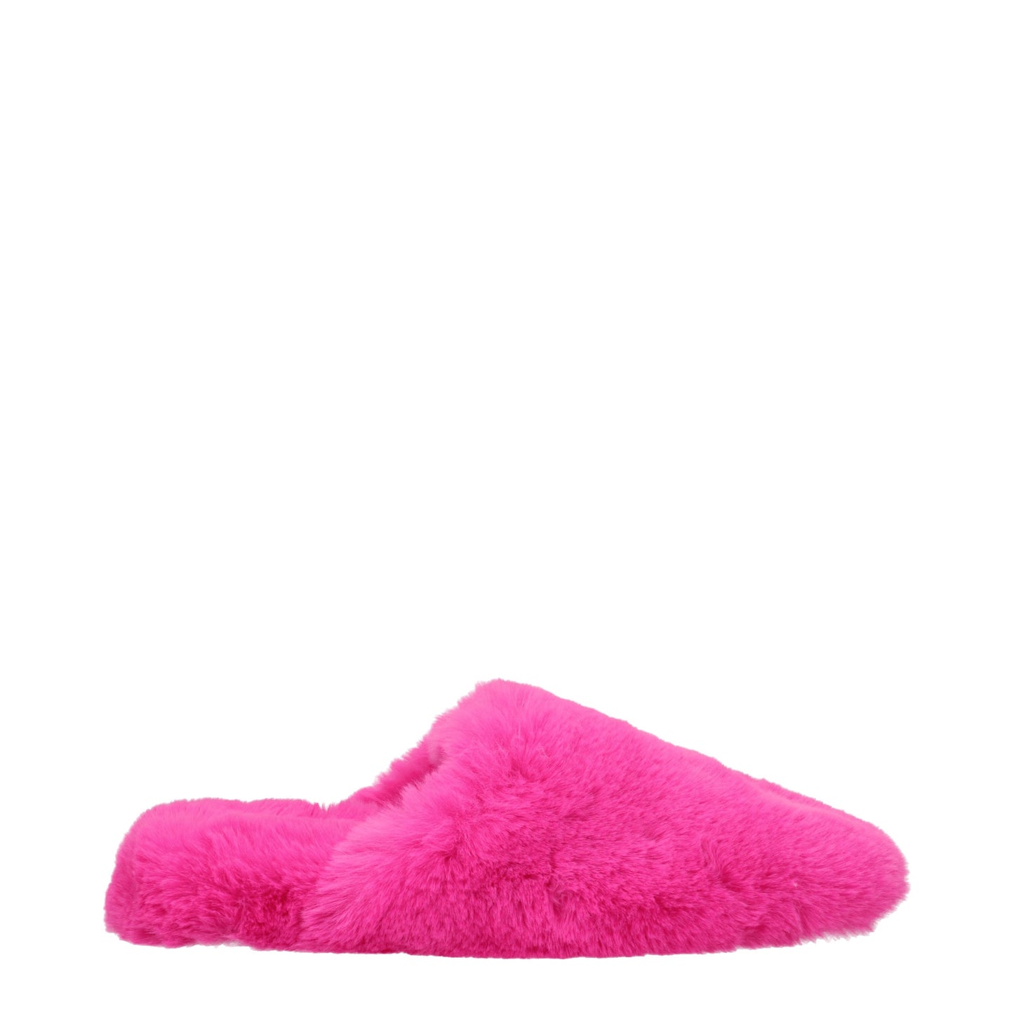 Balenciaga Women's Sandals & Slippers in Eco Fur Pink/Fluo Pink