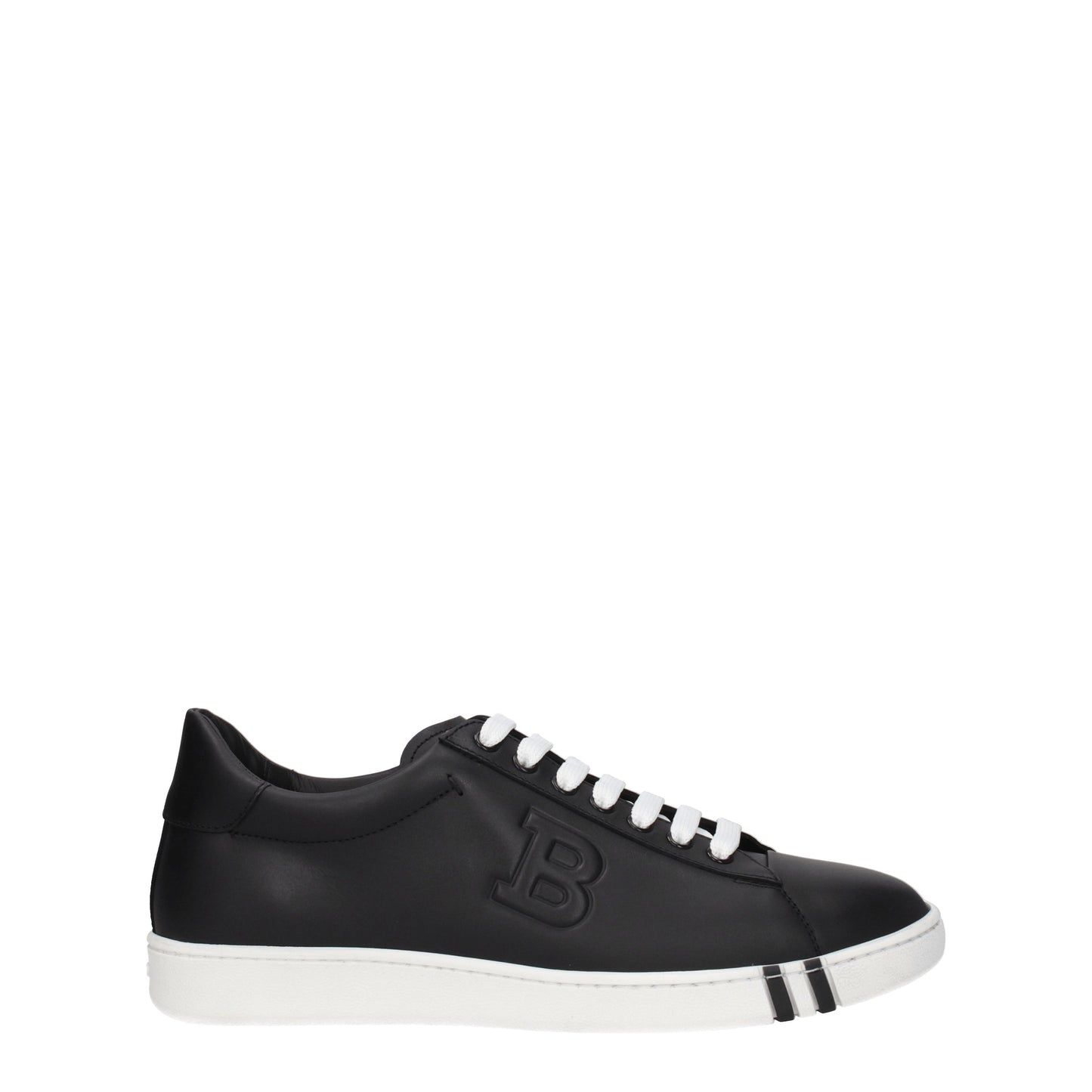 Bally Men's Sneakers in Leather Black