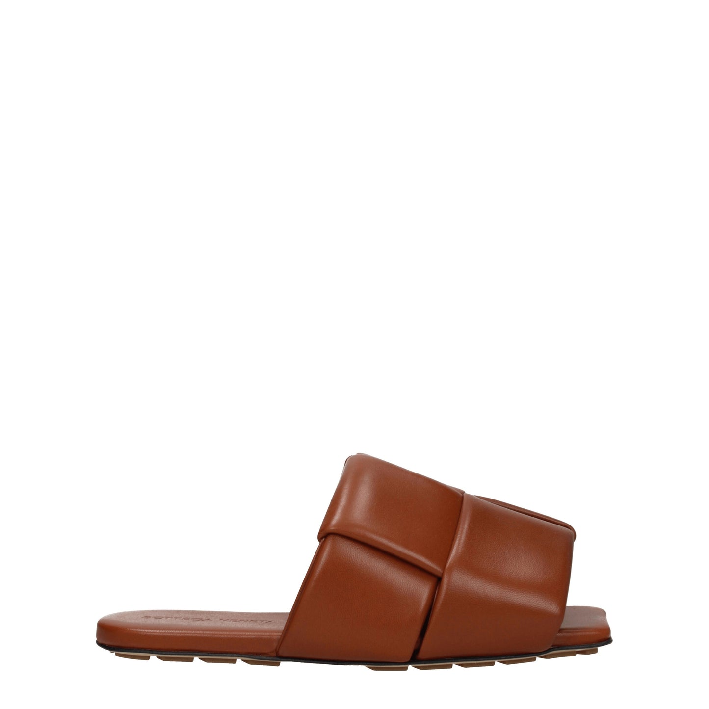 Bottega Veneta Sandals & Slippers Men Leather Brown/Caramel