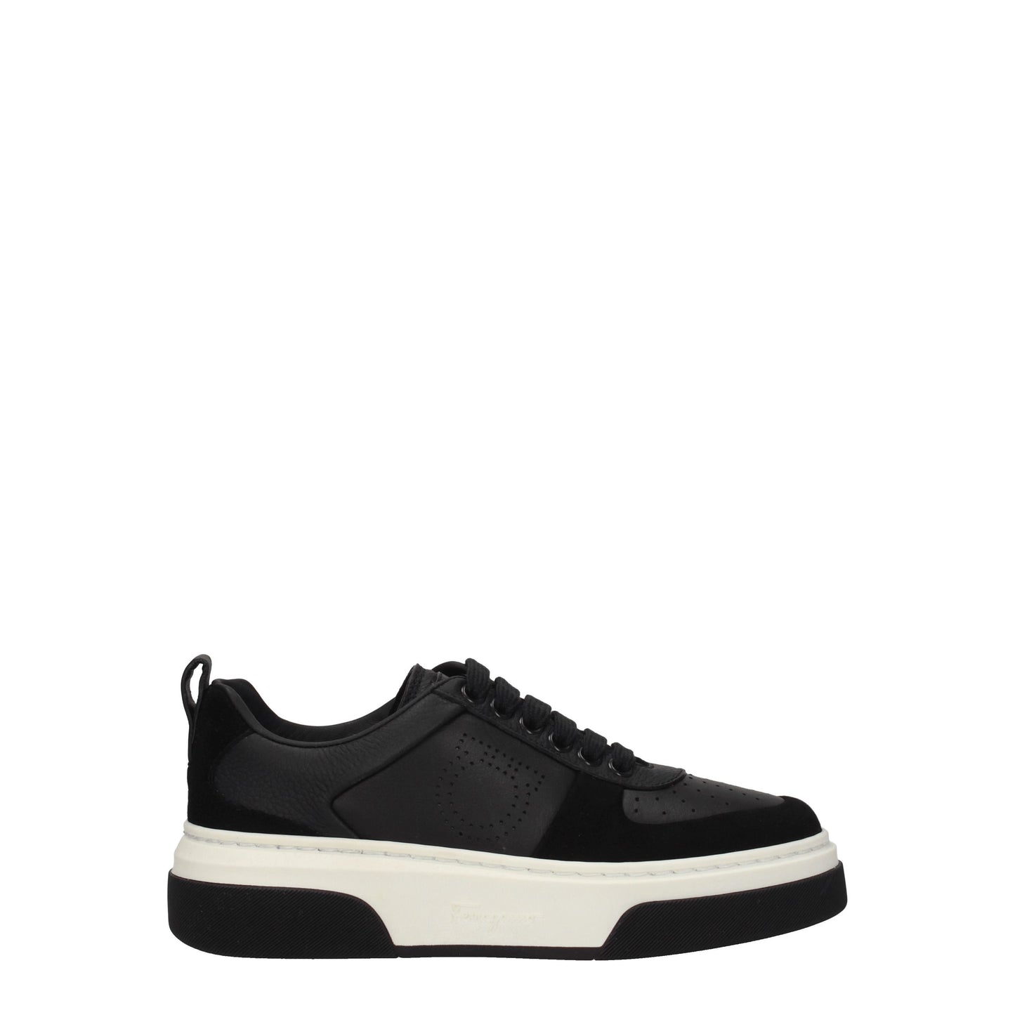 Salvatore Ferragamo Women's Sneakers in Leather Black